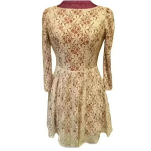 Ark & Co womens dress Size small lace 3/4 sleeves